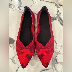 Red camo print original Rothy’s The Point